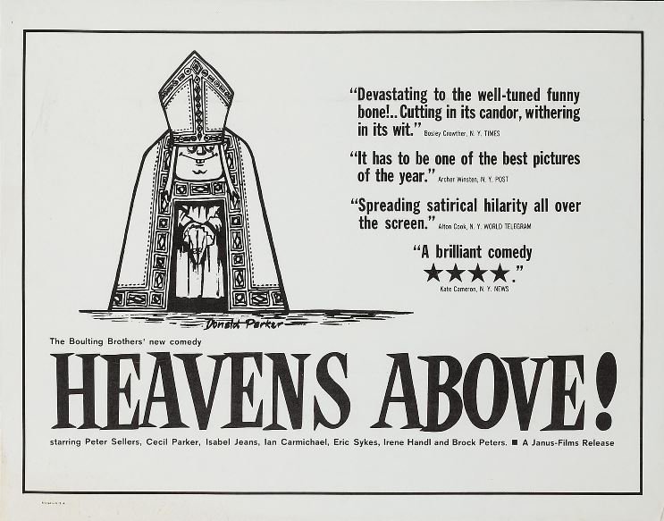  فیلم سینمایی Heavens Above! به کارگردانی John Boulting و Roy Boulting