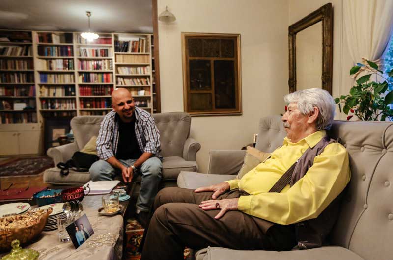 تصویری شخصی از داوود رشیدی، بازیگر و تهیه کننده سینما و تلویزیون