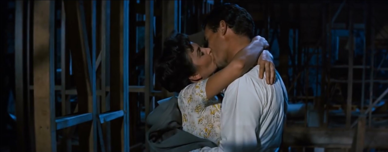 Guy Madison در صحنه فیلم سینمایی Hilda Crane به همراه جین سیمونز