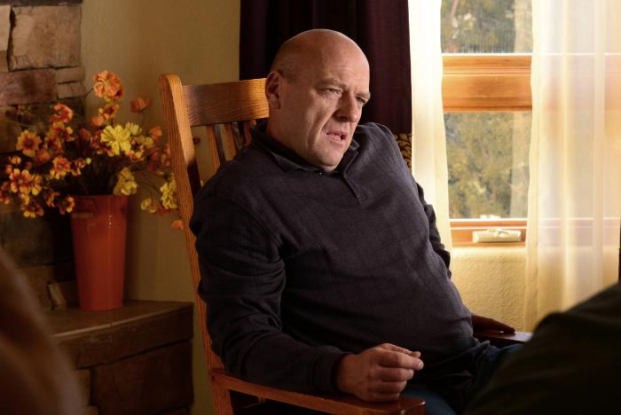 Dean Norris در صحنه سریال تلویزیونی برکینگ بد