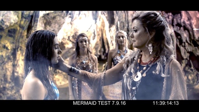 Nancy Stafford در صحنه فیلم سینمایی A Mermaid's Tale