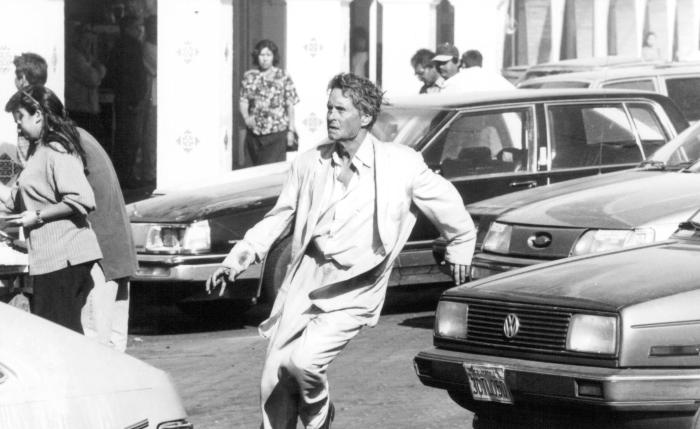 مایکل داگلاس در صحنه فیلم سینمایی بازی