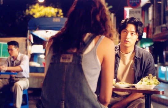 Jin-mo Ju در صحنه فیلم سینمایی Wanee & Junah به همراه Kang-hee Choi