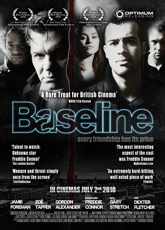 Freddie Connor در صحنه فیلم سینمایی Baseline