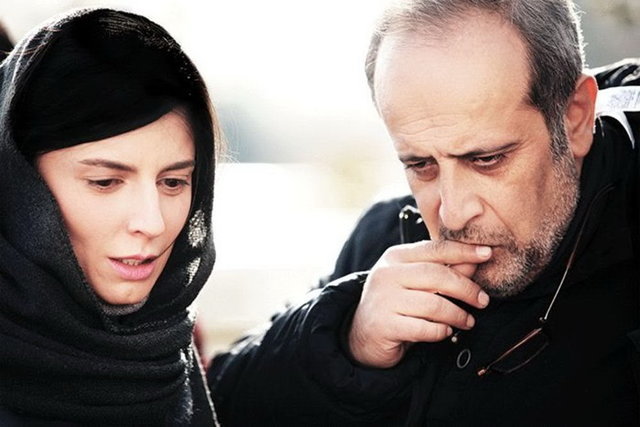 لیلا حاتمی در پشت صحنه فیلم سینمایی قاتل و وحشی