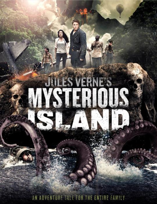 Mark Sheppard در صحنه فیلم سینمایی Mysterious Island به همراه پروییت تیلور وینس، Lochlyn Munro، J.D. Evermore، William Morgan Sheppard و Gina Holden