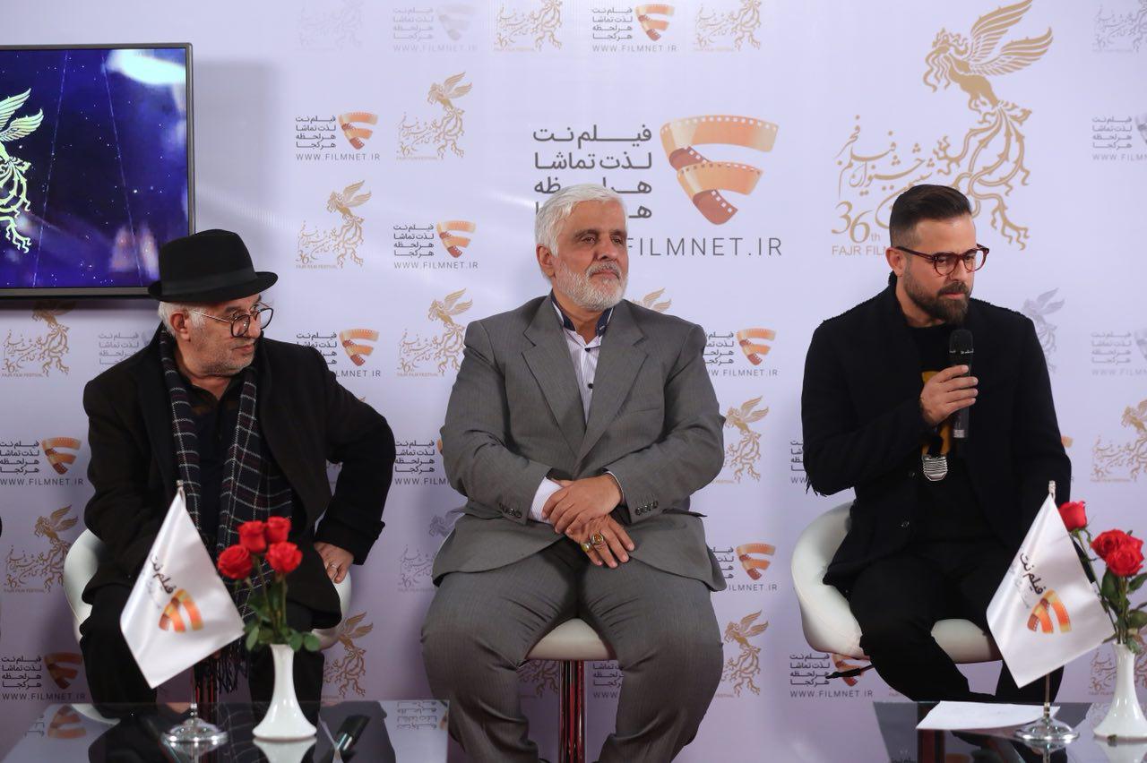 سعید سعدی در اکران افتتاحیه فیلم سینمایی مغزهای کوچک زنگ زده به همراه هومن سیدی