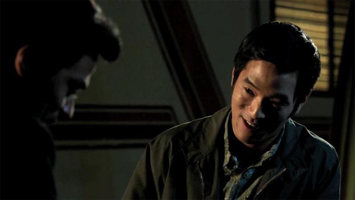 Leonardo Nam در صحنه فیلم سینمایی Snake and Mongoose