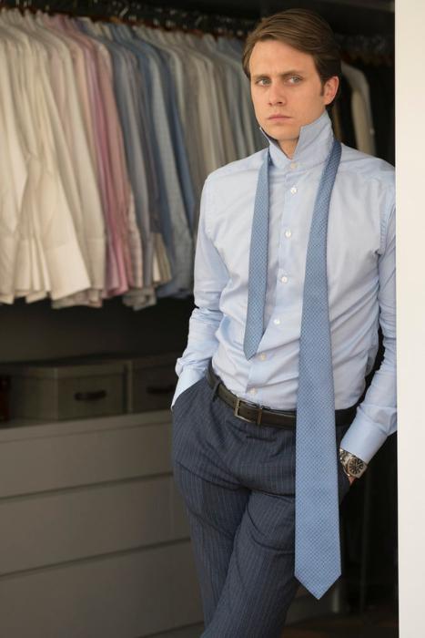 Martin Wallström در صحنه سریال تلویزیونی آقای ربات