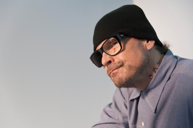 Kurt Sutter در صحنه سریال تلویزیونی فرزندان آشوب