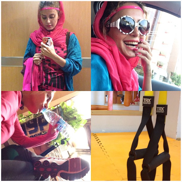 تصویری شخصی از الناز شاکردوست، بازیگر و طراح لباس سینما و تلویزیون