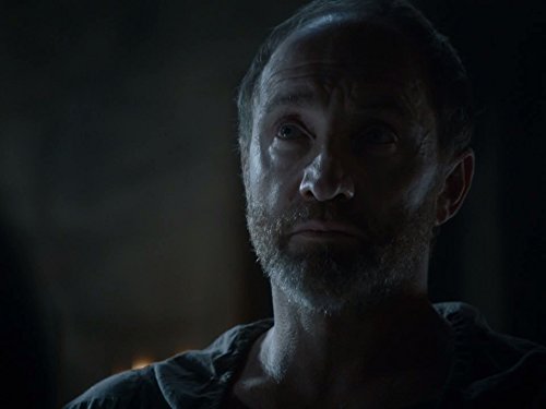 Michael McElhatton در صحنه سریال تلویزیونی بازی تاج و تخت