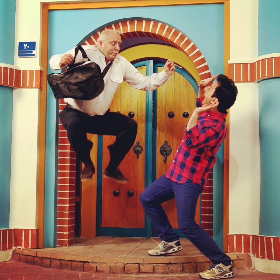 پشت صحنه سریال تلویزیونی محله گل و بلبل به کارگردانی احمد درویش علیپور