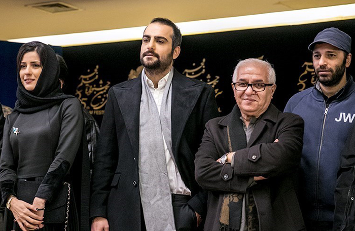 سید‌فرید سجادی‌‌حسینی در جشنواره فیلم سینمایی ایتالیا ایتالیا به همراه حامد کمیلی و سارا بهرامی