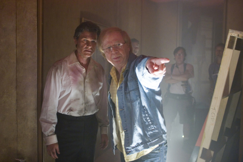 ولفگانگ پترسن در صحنه فیلم سینمایی پوزیدون به همراه کرت راسل