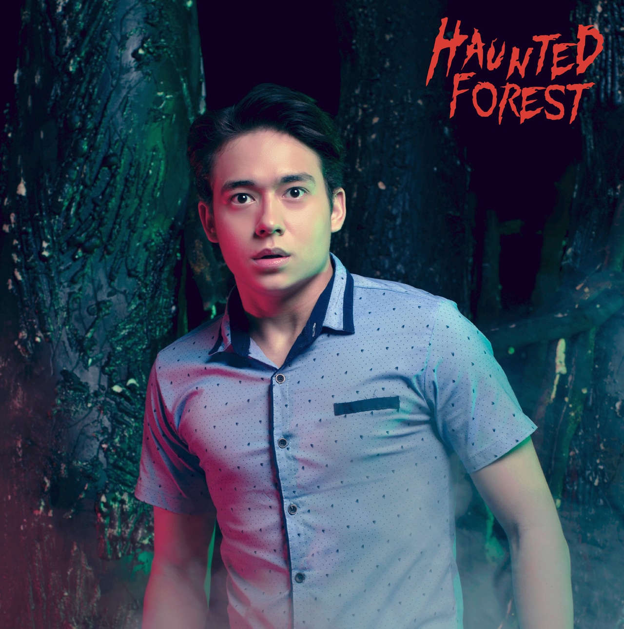 Jameson Blake در صحنه فیلم سینمایی Haunted Forest