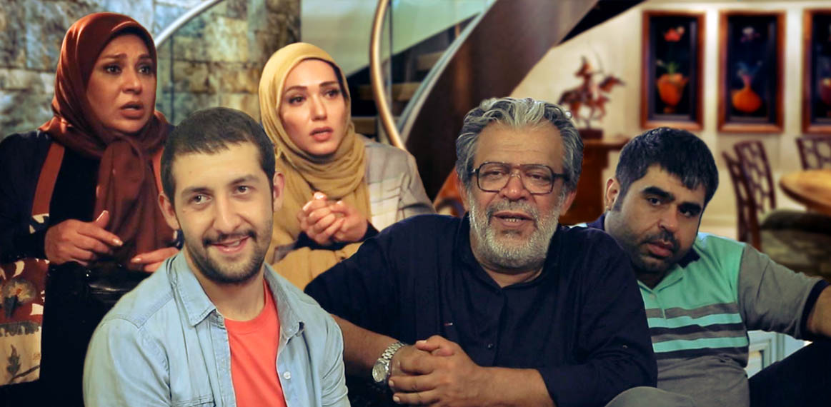 ماهان عبدی در صحنه سریال تلویزیونی سفر در خانه به همراه شهرزاد کمال‌زاده، حسن پورشیرازی و نسرین مقانلو