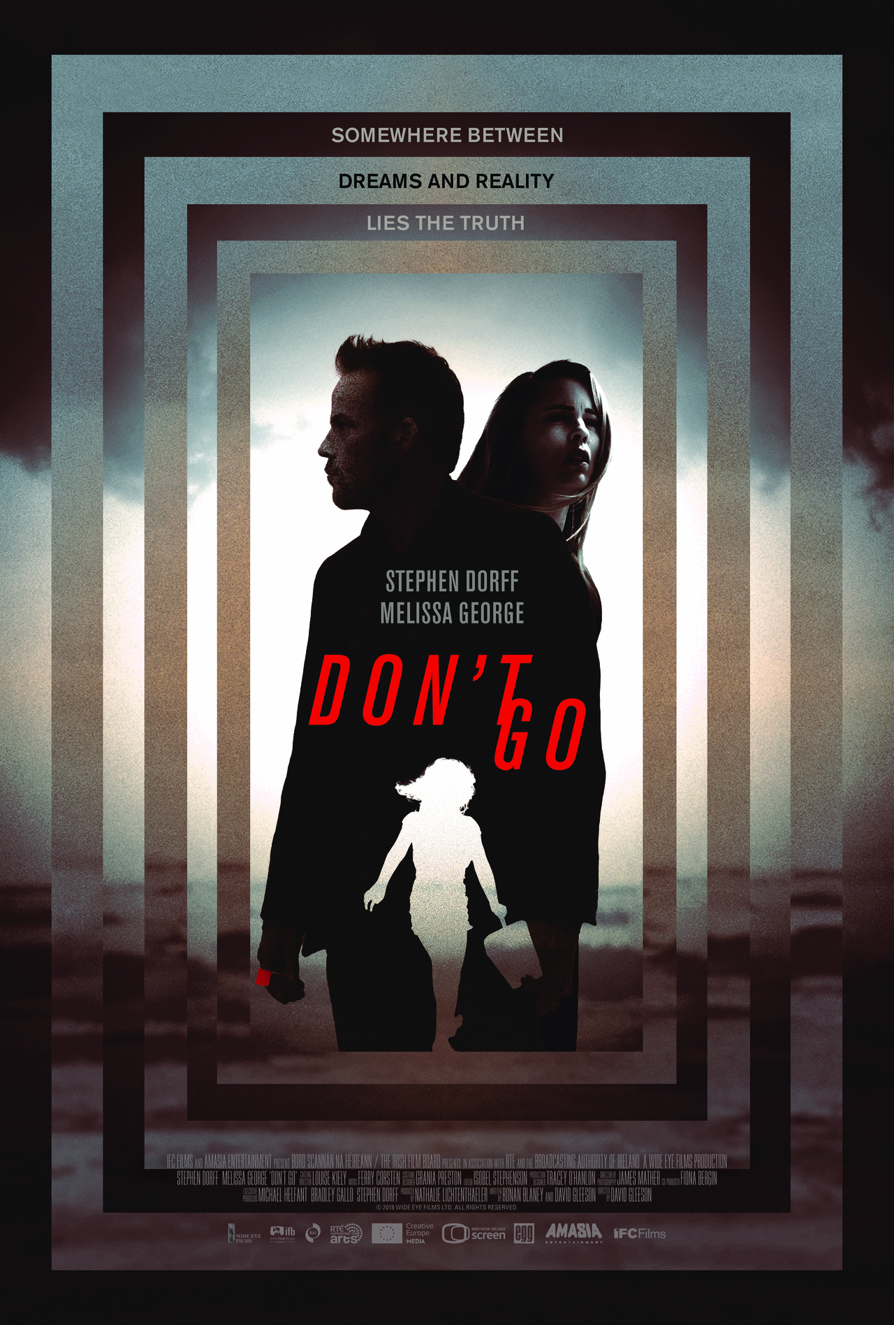 Melissa George در صحنه فیلم سینمایی Don't Go به همراه Stephen Dorff