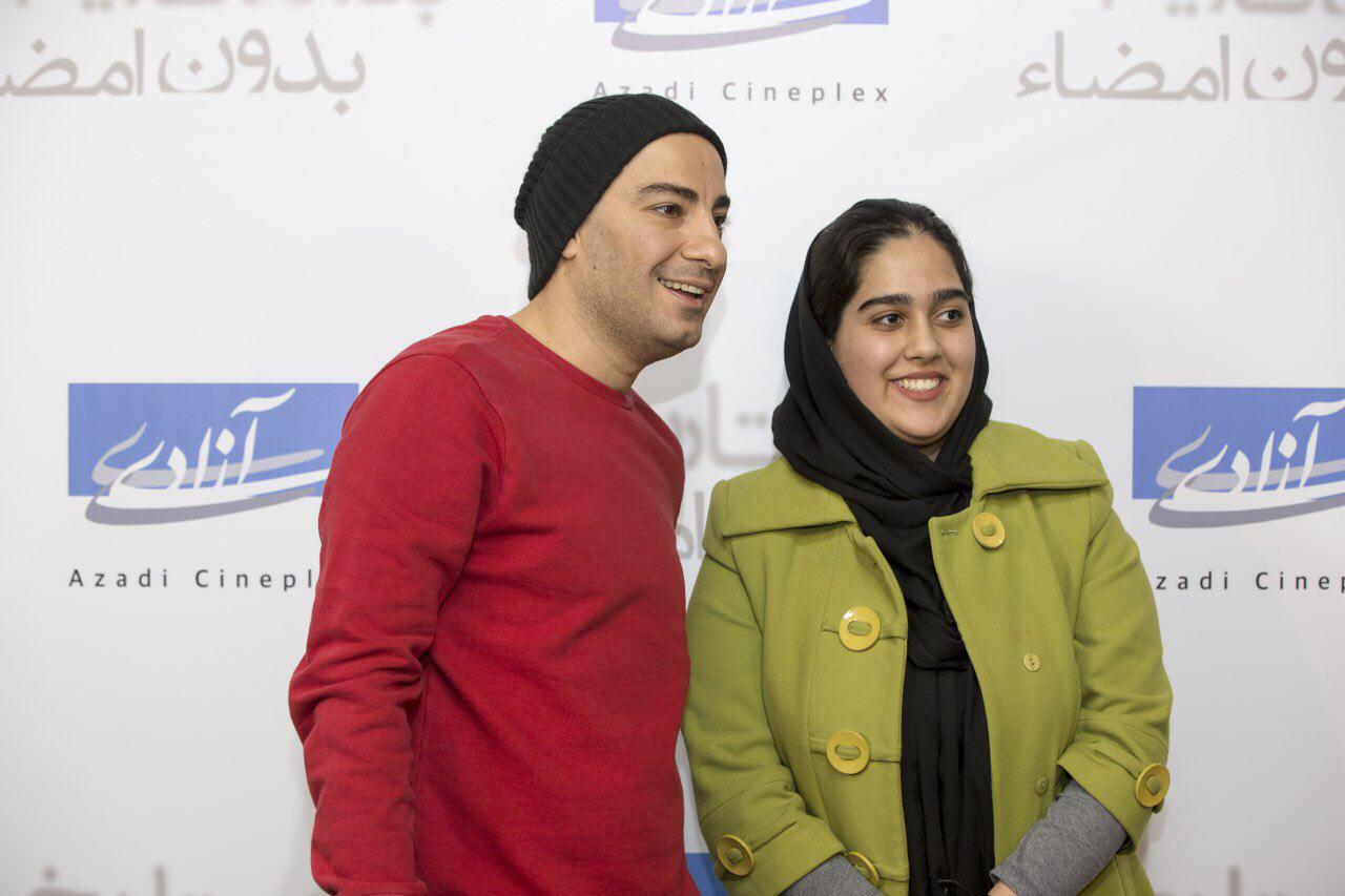 نوید محمدزاده در اکران افتتاحیه فیلم سینمایی بدون تاریخ بدون امضاء