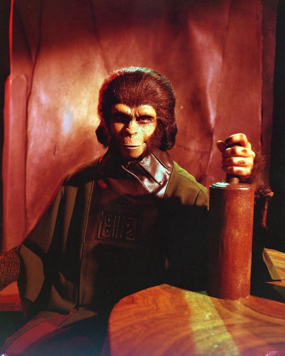 کیم هانتر در صحنه فیلم سینمایی Beneath the Planet of the Apes