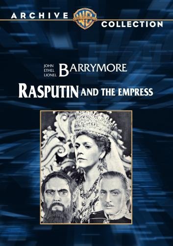 Lionel Barrymore در صحنه فیلم سینمایی Rasputin the Mad Monk به همراه Ethel Barrymore و John Barrymore