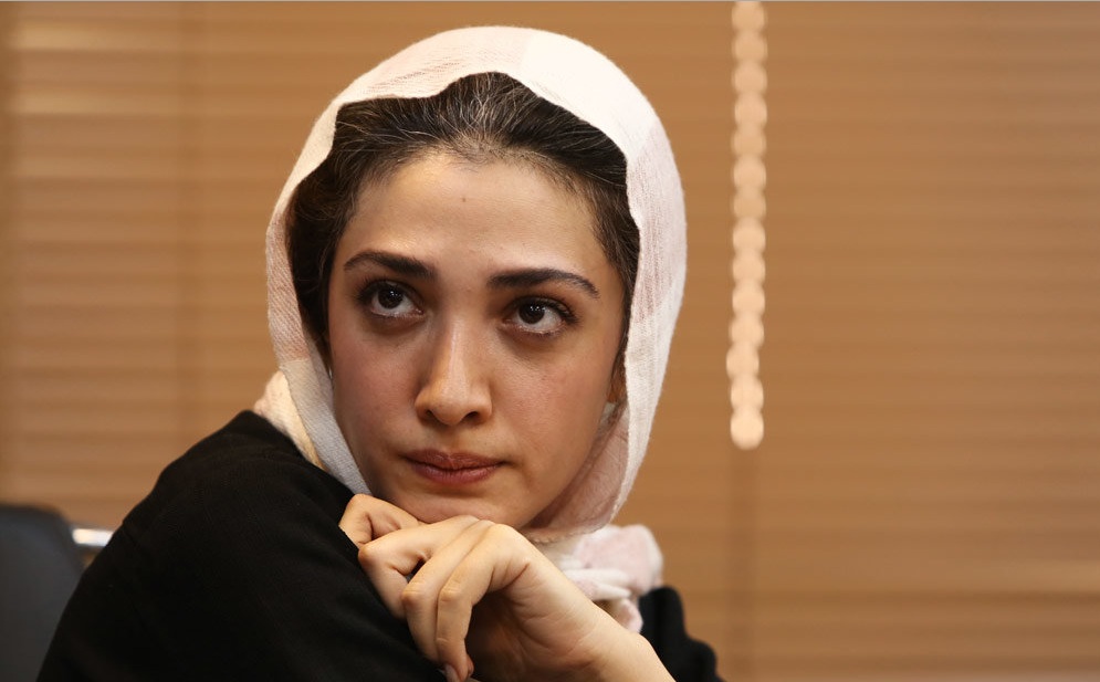 مینا ساداتی در نشست خبری سریال تلویزیونی تنهایی لیلا