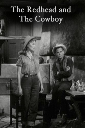 Rhonda Fleming در صحنه فیلم سینمایی The Redhead and the Cowboy به همراه Glenn Ford
