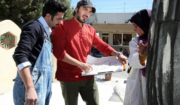 پشت صحنه سریال تلویزیونی معراجی‌ها به کارگردانی مسعود ده‌نمکی