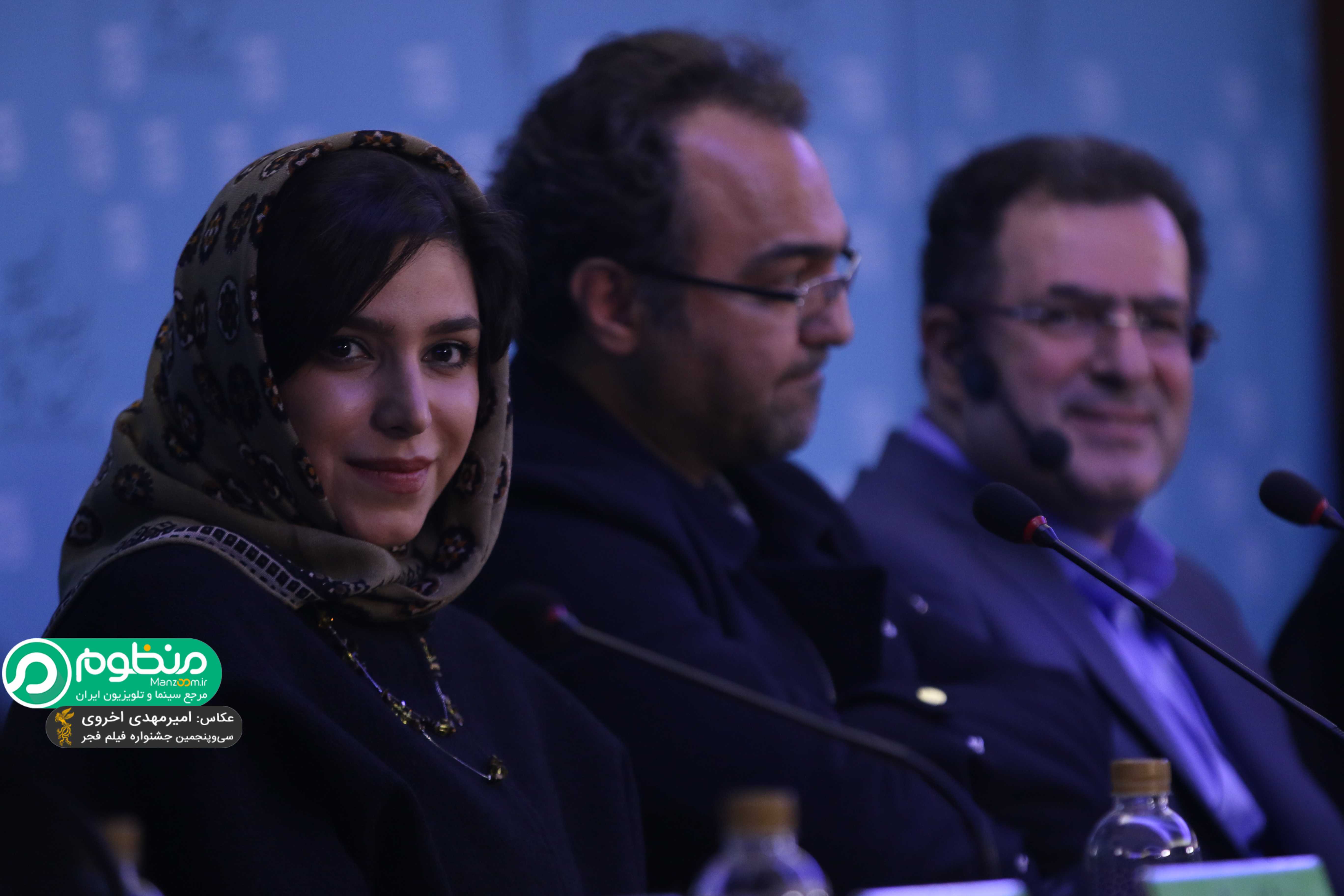 نشست خبری فیلم سینمایی ماجان با حضور لیلا لاریجانی و رحمان سیفی‌آزاد