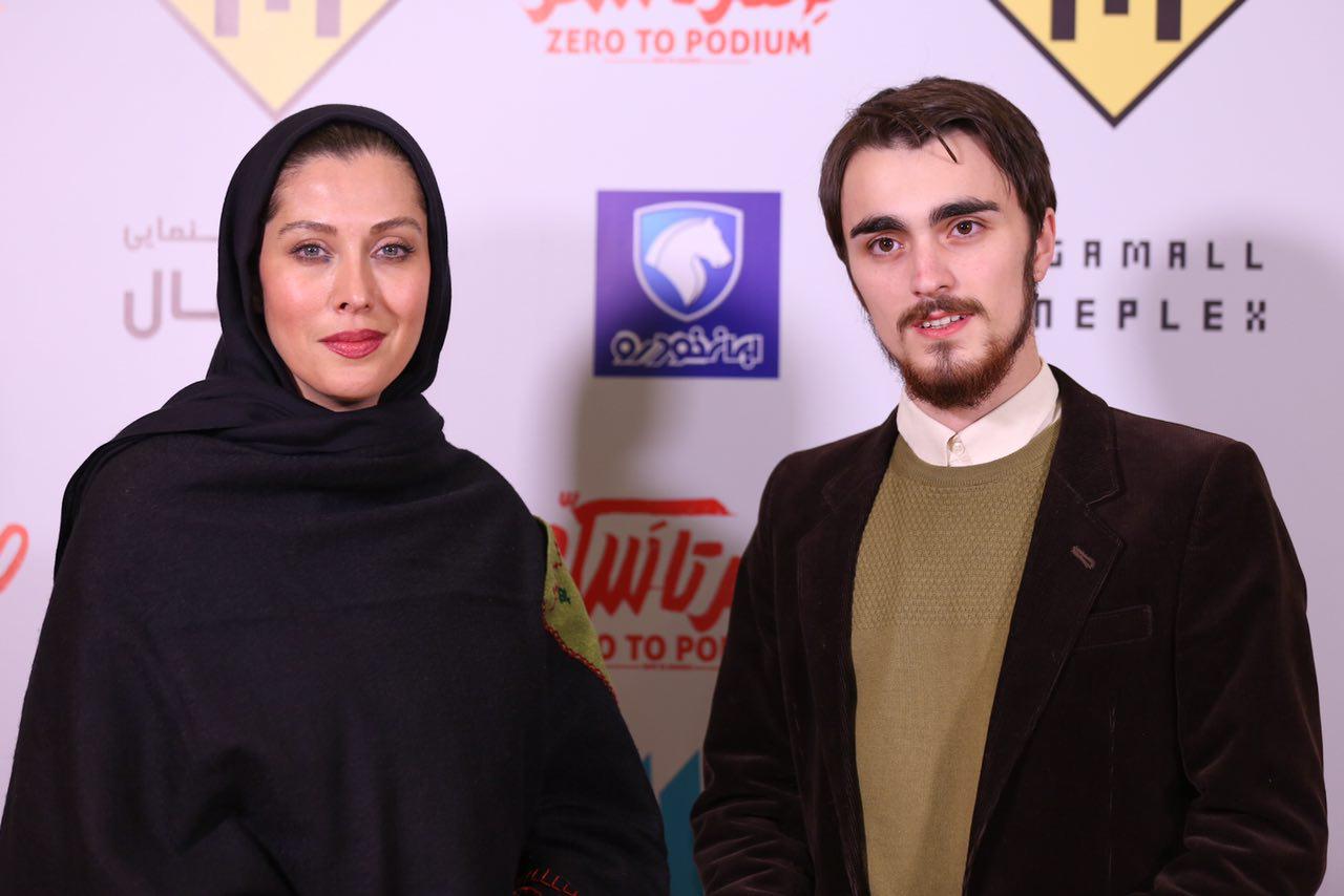 مهتاب کرامتی در اکران افتتاحیه فیلم سینمایی صفر تا سکو