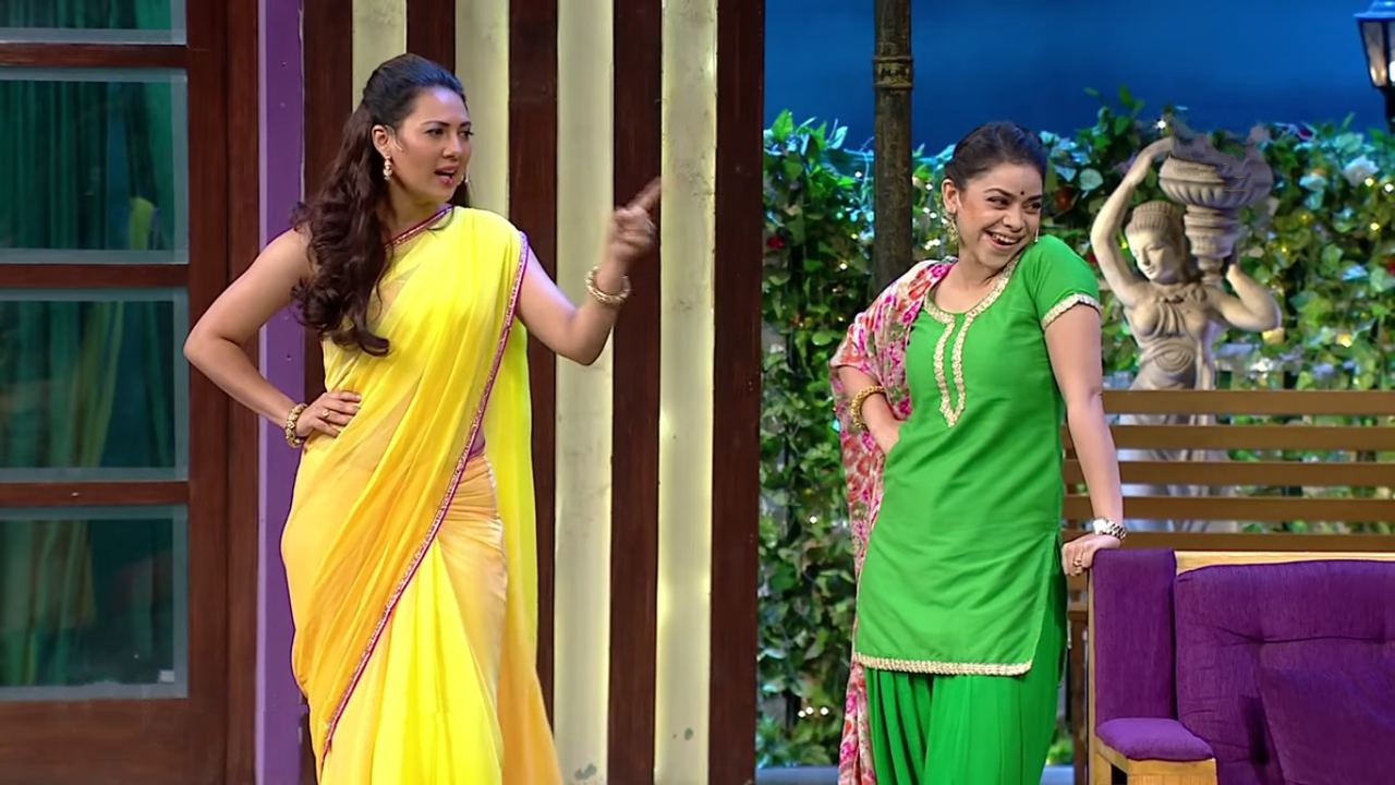  سریال تلویزیونی The Kapil Sharma Show با حضور Sumona Chakravarti و Rochelle Rao