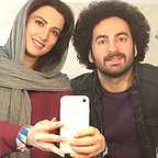 پشت صحنه سریال تلویزیونی زیر همکف با حضور سمیرا حسینی و سیدهومن شاهی