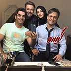 پشت صحنه سریال شبکه نمایش خانگی گیسو با حضور حسین یاری، ساره بیات، منوچهر هادی و محمدرضا گلزار