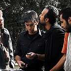 پشت صحنه سریال تلویزیونی زیر هشت با حضور آرش مجیدی و کامران تفتی