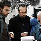 پشت صحنه سریال تلویزیونی زیر هشت با حضور سیروس مقدم، آرش مجیدی و کامران تفتی