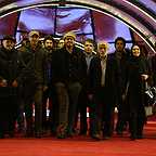 فرش قرمز فیلم سینمایی ایستاده در‌ غبار با حضور محمد احمدی، هادی حجازی‌فر، محمدحسین مهدویان و ابراهیم امینی
