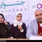 عکس جشنواره‌ ای فیلم سینمایی نفس با حضور مهران احمدی، نرگس آبیار و ساره نور موسوی