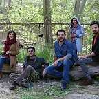پشت صحنه فیلم سینمایی زرد با حضور بهرام رادان، مهرداد صدیقیان، شهرام حقیقت‌دوست، ساره بیات و بهاره کیان‌افشار