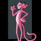 پوستر سریال تلویزیونی پلنگ صورتی به کارگردانی Brad Case