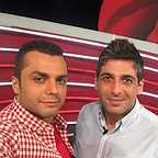 پشت صحنه برنامه تلویزیونی من و شما با حضور حمید گودرزی و آرش ظلی‌پور