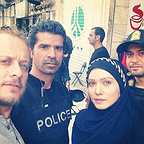 پشت صحنه سریال تلویزیونی آمین با حضور شهرزاد کمال‌زاده، هادی ساعی و روزبه معینی