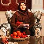 تصویری از پریسا مقتدی، بازیگر سینما و تلویزیون در پشت صحنه یکی از آثارش