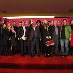 فرش قرمز فیلم سینمایی آب‌نبات چوبی با حضور عبدالله علیخانی، محمد‌حسین فرح‌بخش، سحر قریشی و هنگامه حمیدزاده