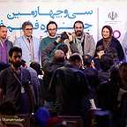 عکس جشنواره‌ ای فیلم سینمایی نفس با حضور شبنم مقدمی، احمد مهران‌فر و برزو نیک‌نژاد