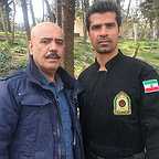 پشت صحنه سریال تلویزیونی آمین با حضور کاظم بلوچی و هادی ساعی