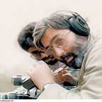 تصویری شخصی از سیدمرتضی آوینی، گوینده و کارگردان سینما و تلویزیون