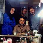 پشت صحنه سریال تلویزیونی سایبر با حضور نیلوفر شهیدی، روح‌الله کمانی و سجاد دیرمینا