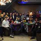 تصویری از حسین جعفری (سردار) سینما و تلویزیون در پشت صحنه یکی از آثارش