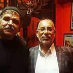 تصویری از حسین جعفری (سردار) سینما و تلویزیون در پشت صحنه یکی از آثارش