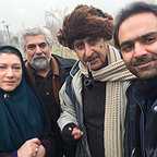 تصویری از مهدی حاجی یوسف، دستیار صداگذار و تدوینگر سینما و تلویزیون در پشت صحنه یکی از آثارش